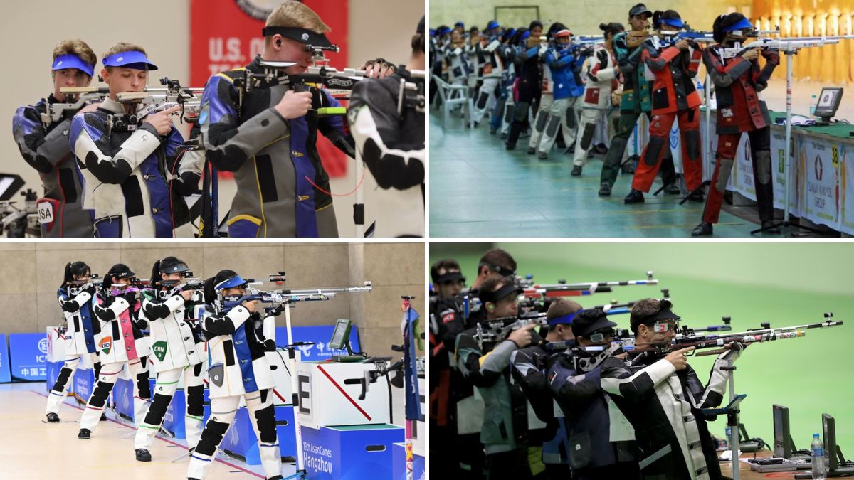Aesthetic Of Shooting Teams At Paris Olympics 2024